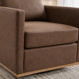Thornfield Upholstered Square Swivel Accent Chair