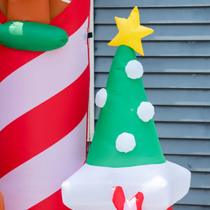 10ft Christmas Inflatables Candy Castle