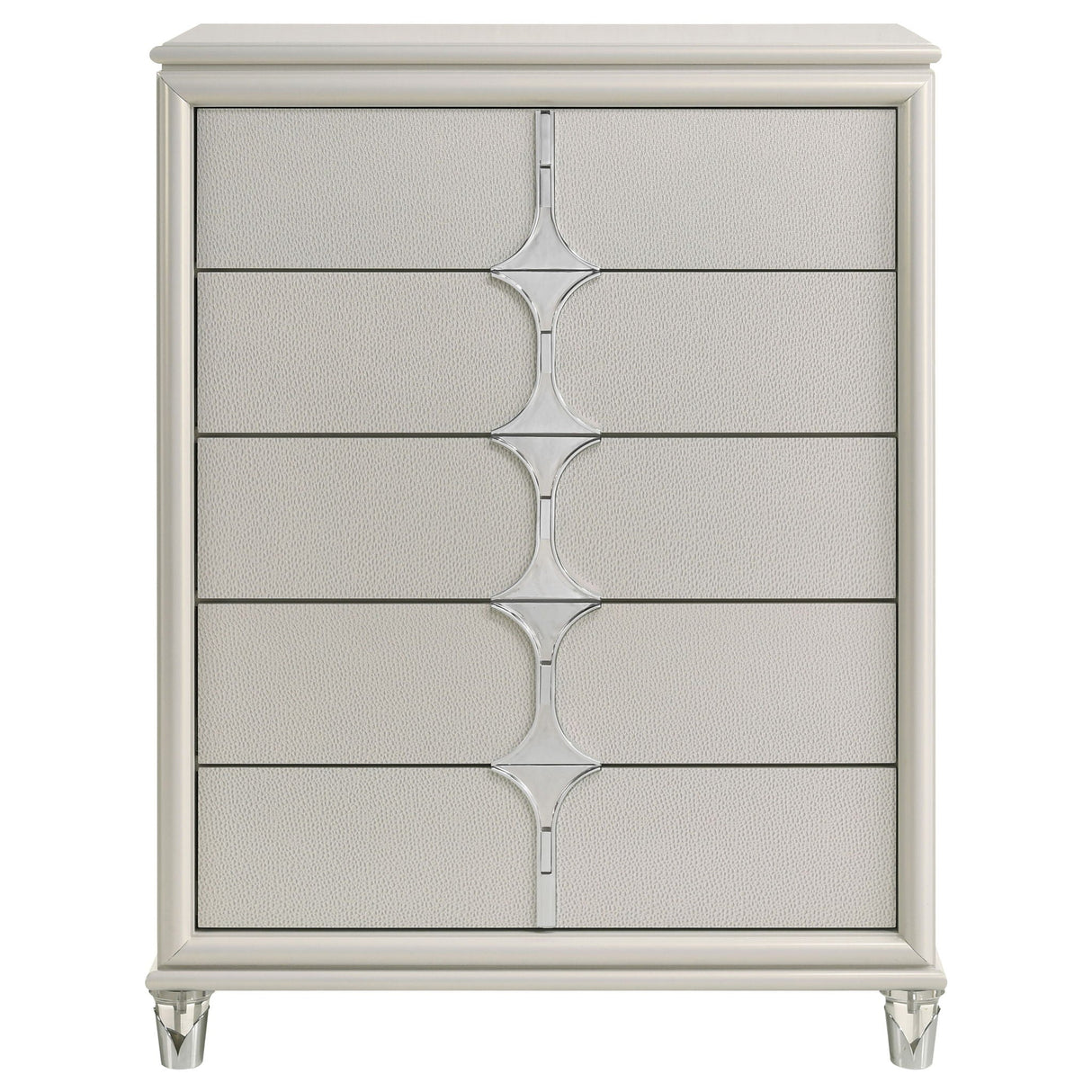 Gwendolyn - 5 Drawer Bedroom Chest Of Drawers - White