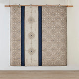 King 7 Piece Jacquard Comforter Set with Throw Pillows