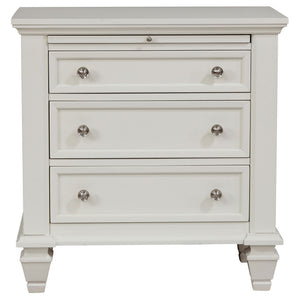 Rocco - 4 Piece Queen Bedroom Set - Cream White