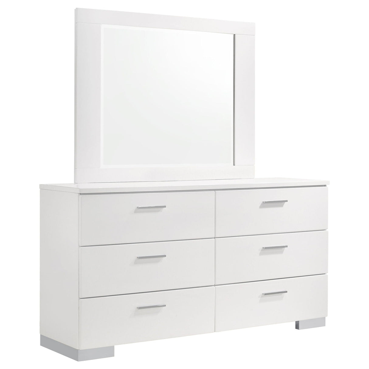 Dulcey - 6 Drawer Dresser With Mirror
