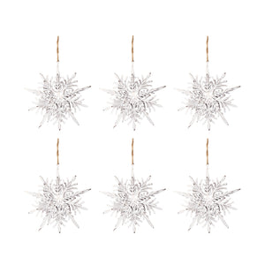 Iron Snowflake Hanger - Set of 6