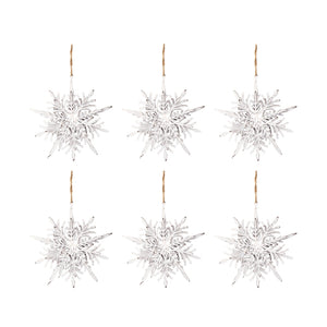 Iron Snowflake Hanger - Set of 6