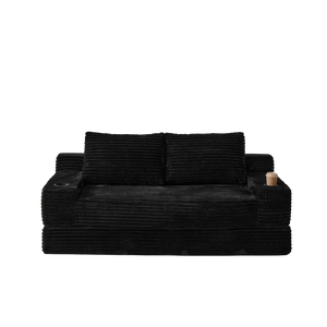 70.8-Inch Corduroy Two-in-One Sofa Bed