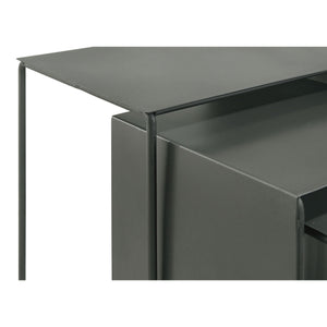 Vestal - 3 Piece Rectangular Nesting Table Set - Gray