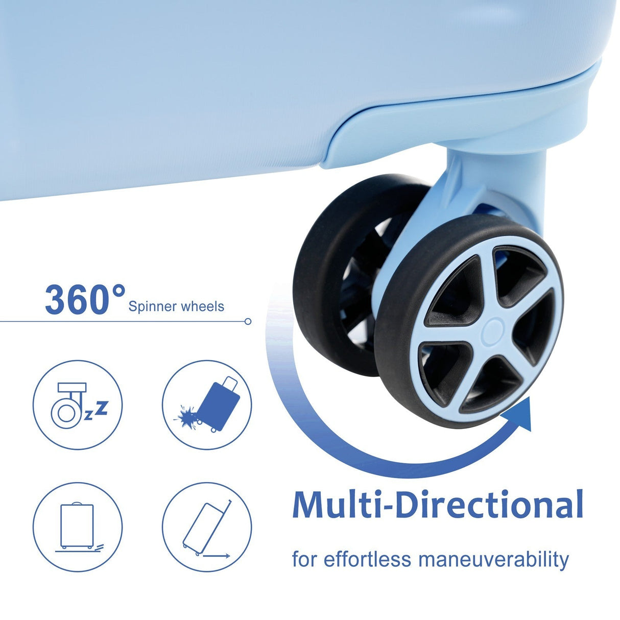 Lightweight Durable ABS Hardshell Suitcase