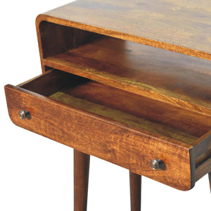 Solid Wood Chestnut Nordic Style Console Table