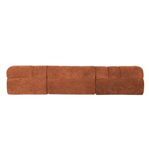 122" Modern L-Shaped Sectional Sofa with Chaise Lounge