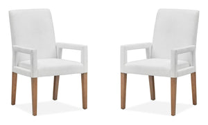Lindon - Dining Arm Chair With Upholstered Seat & Back (Set of 2)