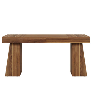 Executive Desk, Workstation With Double Trapezoid Base