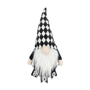 Set of 2, 8.3x4.7x15.7" Fabric Gnome Decor