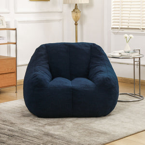Comfy Bean Bag Chair with Memory Foam Filler - Tufted Soft