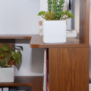 L-Shaped Corner Bookshelf