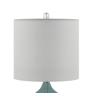 Ellipse Curved Glass Table Lamp, Set of 2