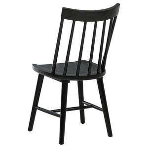 Middleton 7-piece Extension Leaf Dining Set Brown and Black