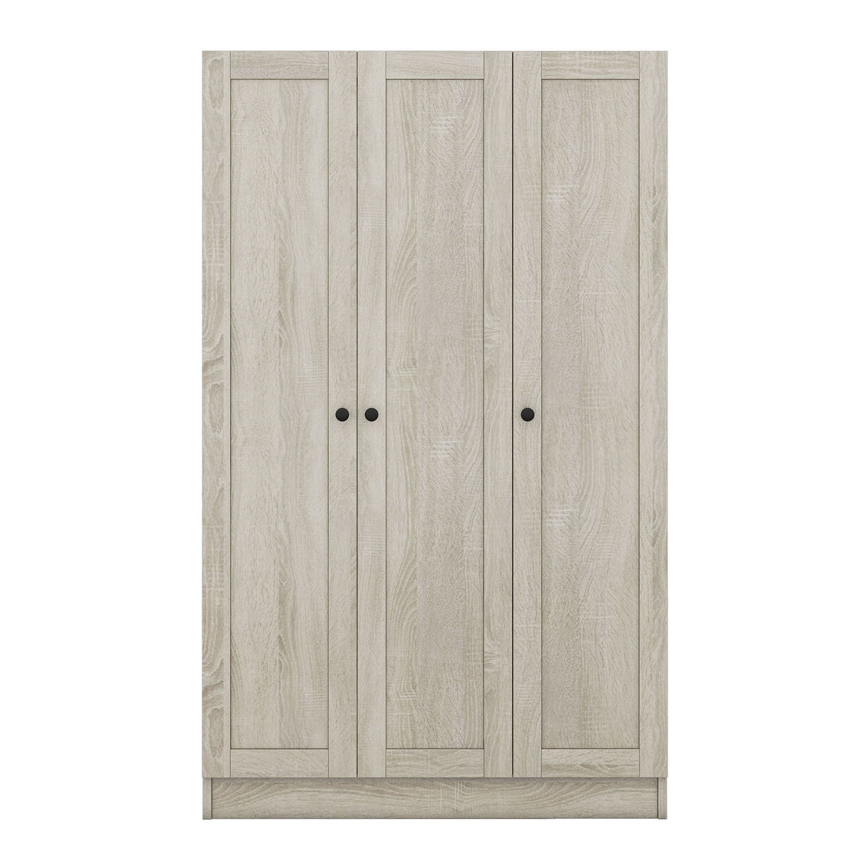 3 Door Shutter Wardrobe With Shelves
