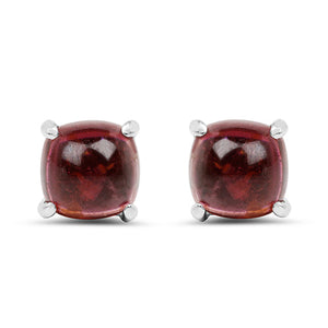2.60 Carat Genuine Pink Topaz .925 Sterling Silver Earrings