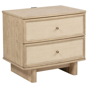 Kailani 5-piece California King Bedroom Set Beige Oak