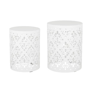 Outdoor Metal Modern Design End Table