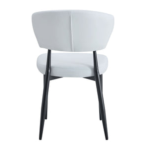 Minimalist Ergonomic Dining Chair With Curved Backres (Set of 4)