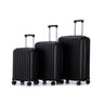 20" / 24" / 28" 3 Pieces / Set Spinner Wheel Luggage, Carry On Suitcase, With Cup Holder & USB Port & Phone Holder