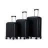 20" / 24" / 28" 3 Pieces / Set Spinner Wheel Luggage, Carry On Suitcase, With Cup Holder & USB Port & Phone Holder