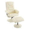 Recliner Chair With Ottoman, 360° Swivel Massage Lounge Chair With 5-Point Vibration & Heated Seat