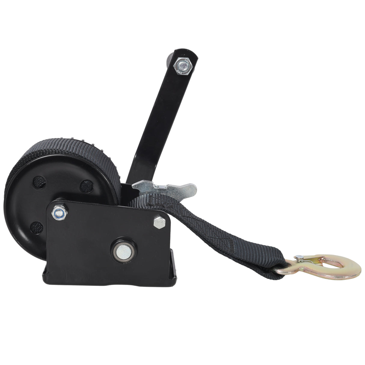 600LBS Hand Winch with 19.6FT Strap