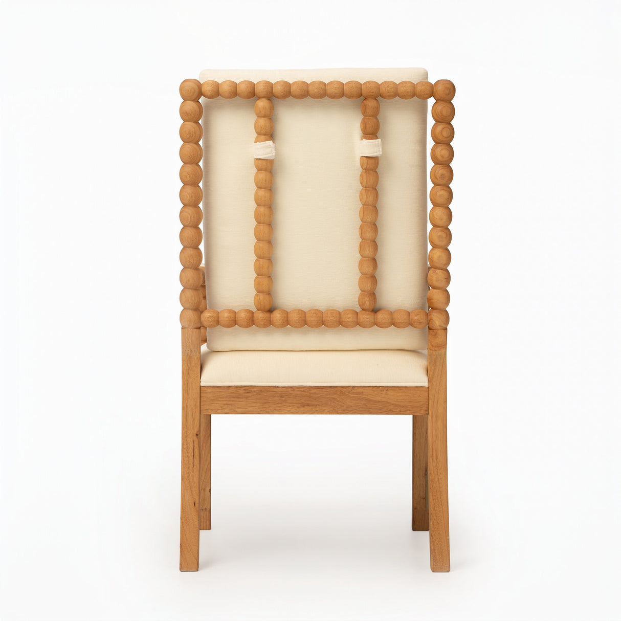Set of 2 Rubber Wood Dining Chairs