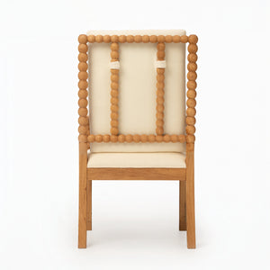 Set of 2 Rubber Wood Dining Chairs