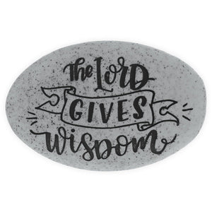Proverb Stone - The Lord Gives Wisdom
