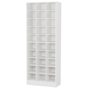 10 Tier Shoe Storage Cabinet With 30 Cubbies