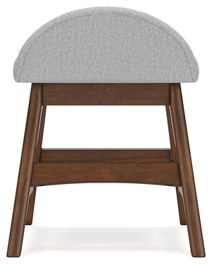 Lyncott - Home Office Desk Chair - Light Gray / Brown