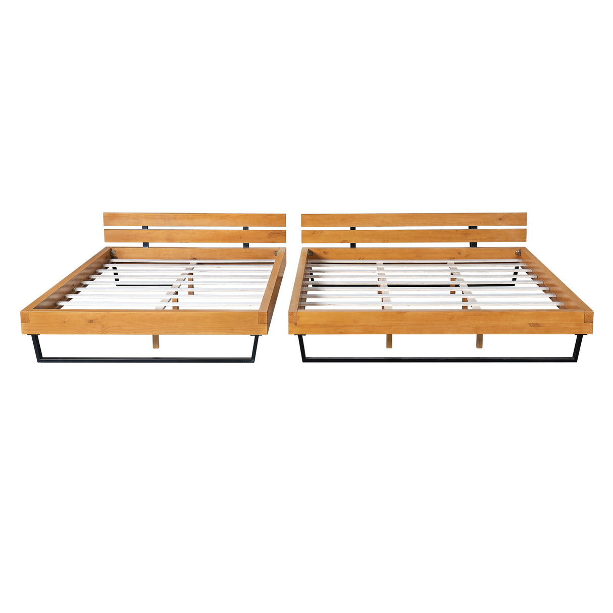 Pine Wood Bed Frame - King Size