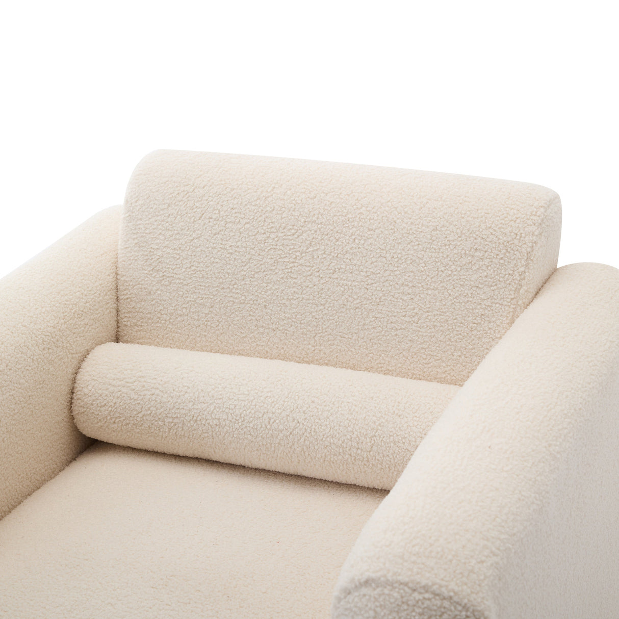 Marlowe Modern Sherpa Upholstered Comfy Reading Accent Chair