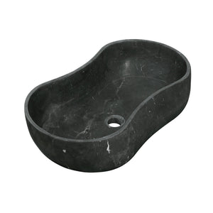 Bathroom Vessel Sink With Wavy Design