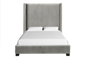 Upholstered Bed, Space-Saving Design