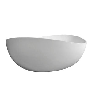 63" Premium Solid Surface Deep Soaking Bathtub