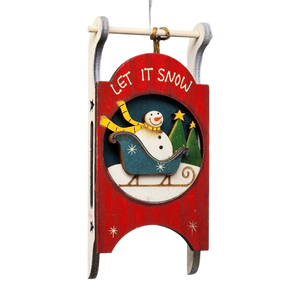 Rustic Wood Ornament -