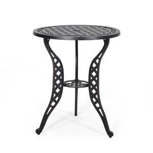 Bono Metal Bistro Set - Black