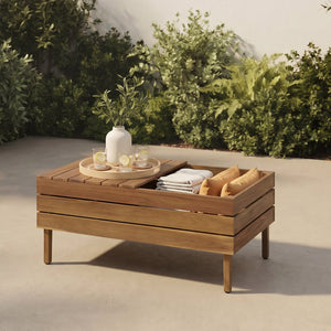 TOPMAX 8-Piece Acacia Wood Outdoor Patio Sofa Set