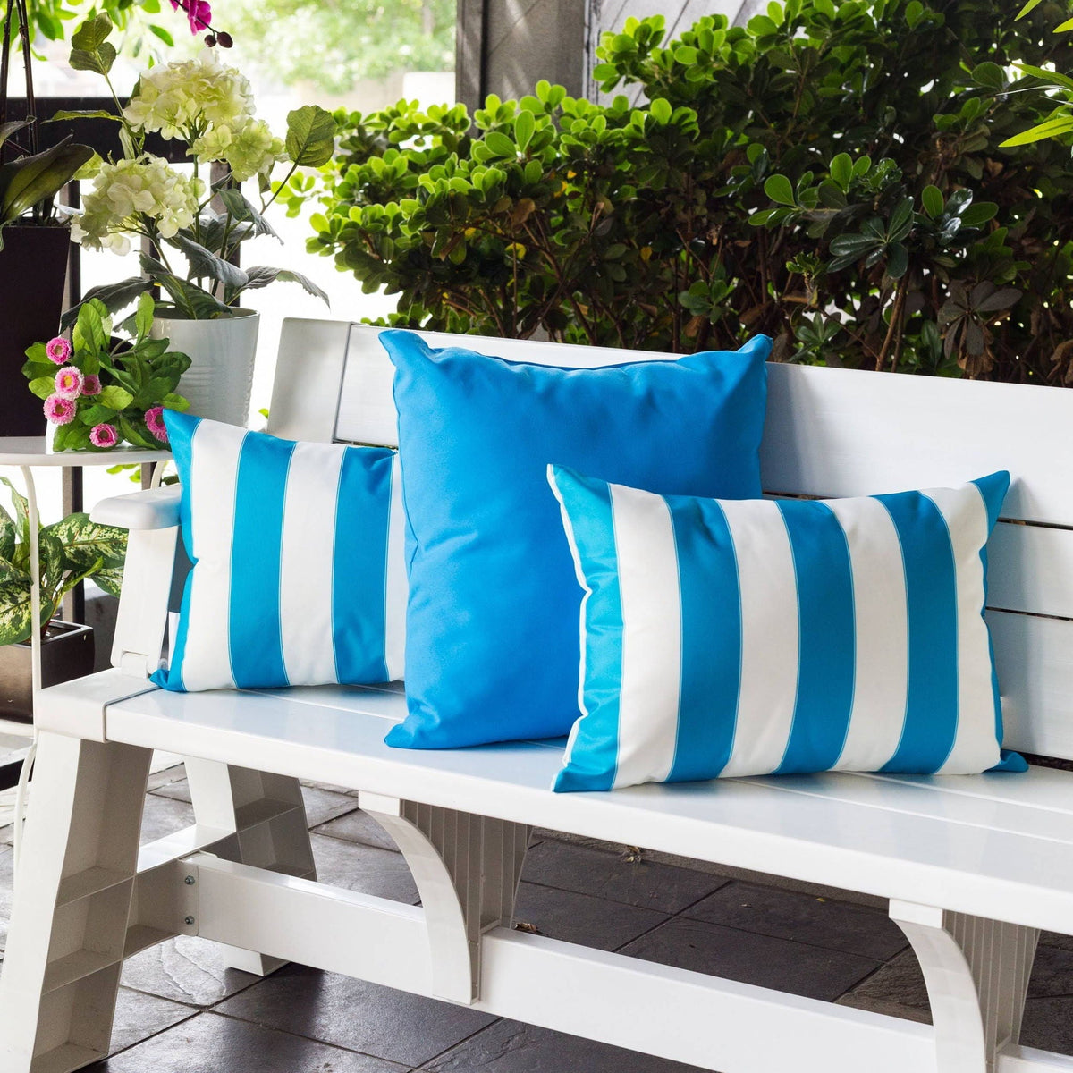 Horizon Stripe Pillow Outdoor & Indoor