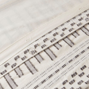 Full/Queen Cotton Jacquard Duvet Cover Mini Set