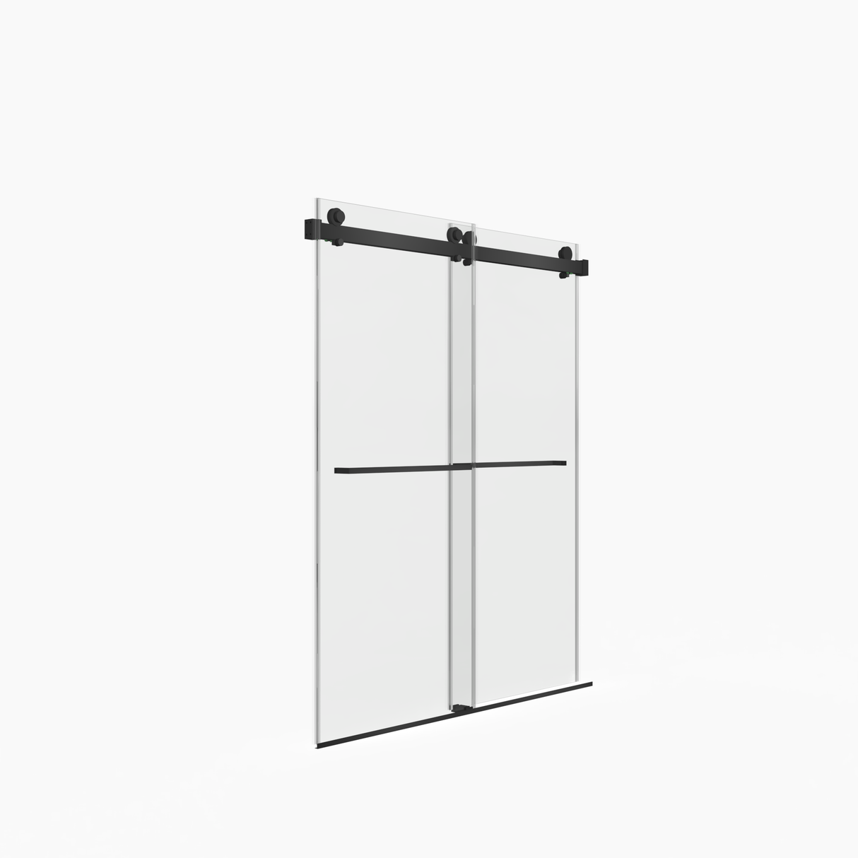 Frameless Double Sliding Shower Door