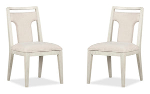 Lorelei - Upholstered Side Chair (Set of 2) - Misty Cloud