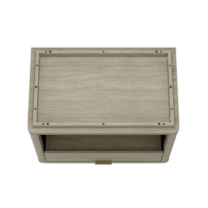 Evelyn - Nightstand With 1 Drawer And Open Shelf