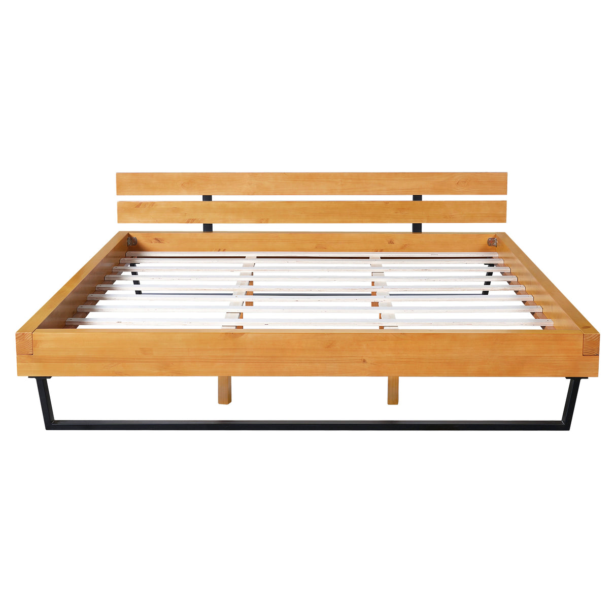 Pine Wood Bed Frame - King Size