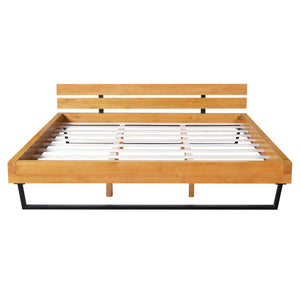 Pine Wood Bed Frame - King Size