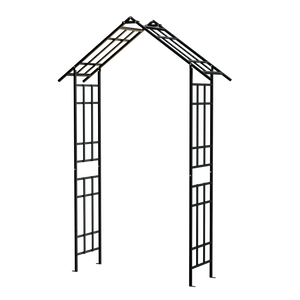 Metal Garden Arch with Adjustable Width